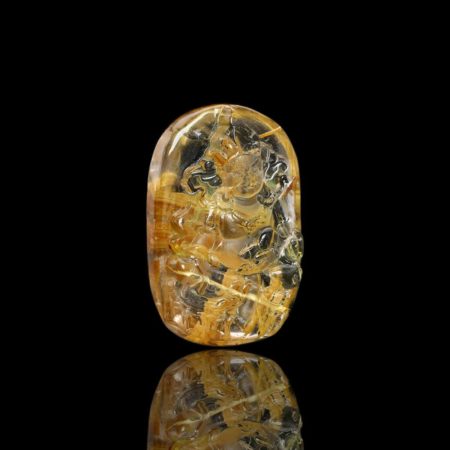 Mặt Hoàng Tài Bảo Thiên - Tóc vàng bã mía #MTV0128 1