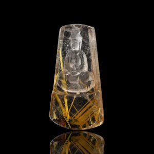 Mặt Phật Quan Thế Âm Bồ Tát - Tóc vàng bã mía #MTV0131 2