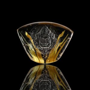 Mặt Hoàng Tài Bảo Thiên - Tóc vàng bã mía #MTV0133