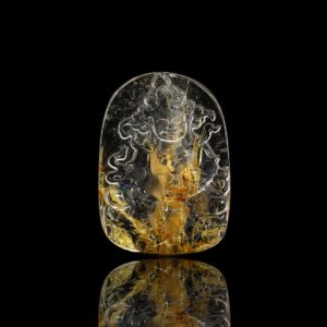 Mặt Hoàng Tài Bảo Thiên - Tóc vàng bã mía #MTV0134