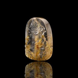 Mặt Hoàng Tài Bảo Thiên - Tóc vàng bã mía #MTV0134 2