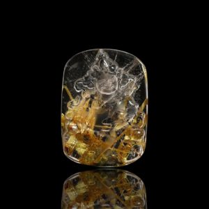 Mặt Hoàng Tài Bảo Thiên - Tóc vàng bã mía #MTV0139