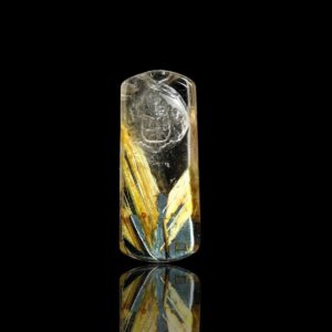 Mặt Hoàng Tài Bảo Thiên - Tóc vàng bã mía #MTV0140