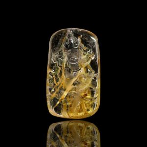 Mặt Hoàng Tài Bảo Thiên - Tóc vàng bã mía #MTV0141