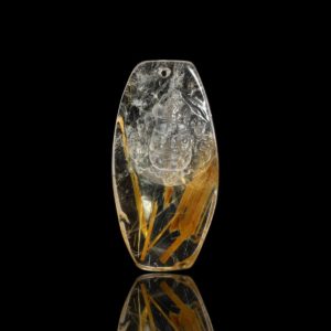 Mặt Hoàng Tài Bảo Thiên - Tóc vàng bã mía #MTV0148