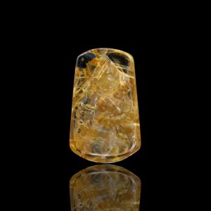 Mặt Hoàng Tài Bảo Thiên - Tóc vàng bã mía #MTV0153