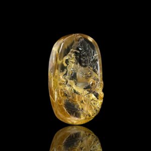 Mặt Hoàng Tài Bảo Thiên - Tóc vàng bã mía #MTV0154 1