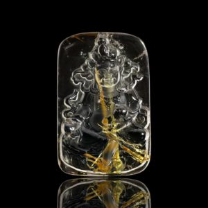 Mặt Hoàng Tài Bảo Thiên - Tóc vàng bã mía #MTV0158