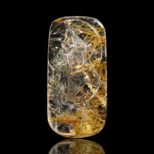 Mặt Hoàng Tài Bảo Thiên - Tóc vàng bã mía #MTV0159