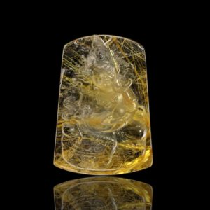 Mặt Hoàng Tài Bảo Thiên - Tóc vàng bã mía #MTV0160