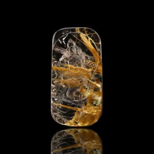 Mặt Hoàng Tài Bảo Thiên - Tóc vàng bã mía #MTV0166