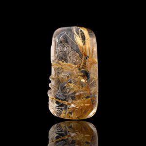 Mặt Hoàng Tài Bảo Thiên - Tóc vàng bã mía #MTV0166 2