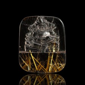 Mặt Hoàng Tài Bảo Thiên - Tóc vàng bã mía #MTV0168