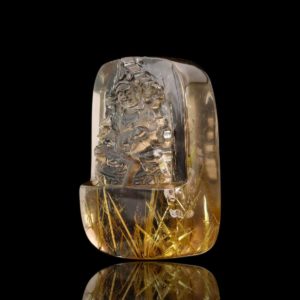 Mặt Hoàng Tài Bảo Thiên - Tóc vàng bã mía #MTV0168 2