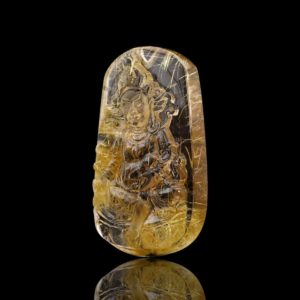 Mặt Hoàng Tài Bảo Thiên - Tóc vàng bã mía #MTV0169 2