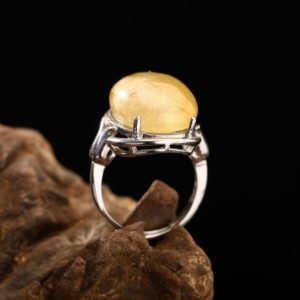 Nhẫn Thạch Anh Tóc Vàng #NTA0001 3