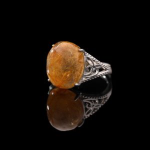 Nhẫn Thạch Anh Tóc Vàng #NTA0003 2