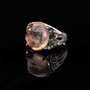 Nhẫn Thạch Anh Tóc Đỏ #NTA0005 1