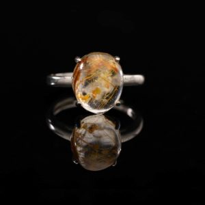 Nhẫn Thạch Anh Tóc Vàng #NTA0006