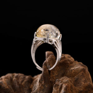 Nhẫn Thạch Anh Tóc Vàng #NTA0007 5