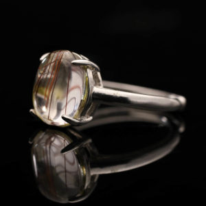 Nhẫn Thạch Anh Tóc Đỏ #NTA0009 2