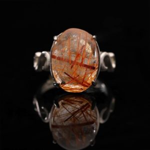 Nhẫn Thạch Anh Tóc Đỏ #NTA0010