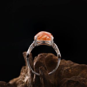 Nhẫn Thạch Anh Tóc Đỏ #NTA0010 3