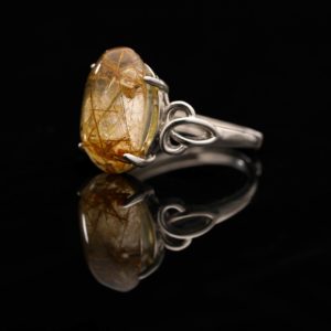 Nhẫn Thạch Anh Tóc Vàng #NTA0011 2