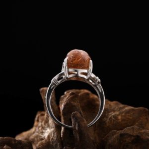 Nhẫn Thạch Anh Tóc Đỏ #NTA0012 3