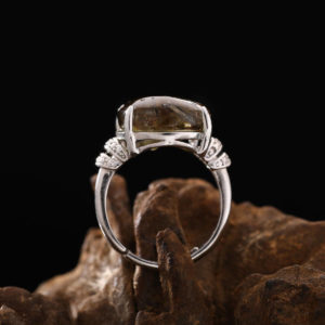 Nhẫn Thạch Anh Tóc Nâu #NTA0013 3