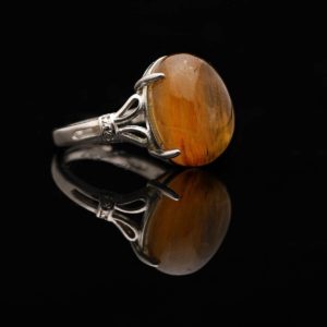 Nhẫn Thạch Anh Tóc Đỏ #NTA0014 1