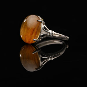 Nhẫn Thạch Anh Tóc Đỏ #NTA0014 2