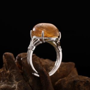 Nhẫn Thạch Anh Tóc Đỏ #NTA0014 4