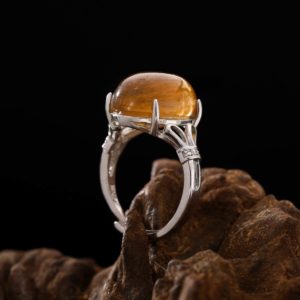 Nhẫn Thạch Anh Tóc Đỏ #NTA0014 5