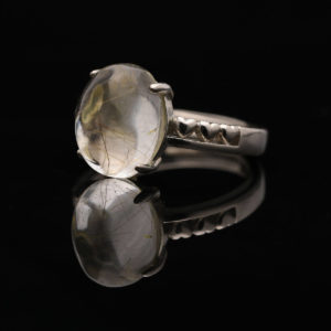 Nhẫn Thạch Anh Tóc Vàng #NTA0016 1