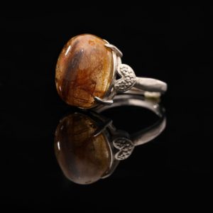 Nhẫn Thạch Anh Tóc Đỏ #NTA0018 2