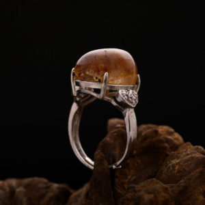 Nhẫn Thạch Anh Tóc Đỏ #NTA0018 5