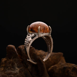 Nhẫn Thạch Anh Tóc Đỏ #NTA0019 4