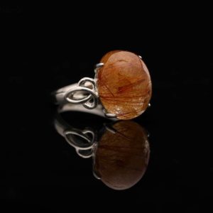 Nhẫn Thạch Anh Tóc Đỏ #NTA0020 2