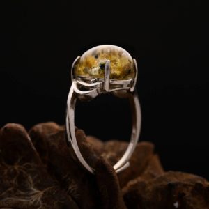 Nhẫn Thạch Anh Tóc Vàng #NTA0021 4