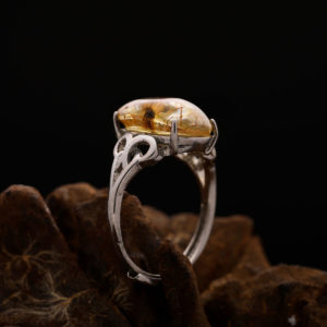 Nhẫn Thạch Anh Tóc Đỏ #NTA0022 4