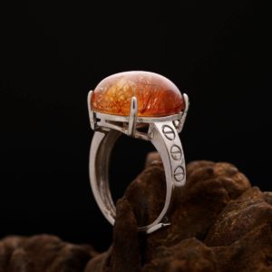 Nhẫn Thạch Anh Tóc Đỏ #NTA0024 5