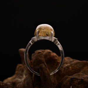 Nhẫn Thạch Anh Tóc Vàng #NTA0025 3