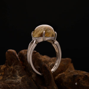 Nhẫn Thạch Anh Tóc Vàng #NTA0025 4