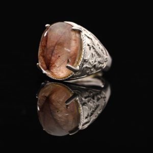 Nhẫn Thạch Anh Tóc Đỏ #NTA0026 2