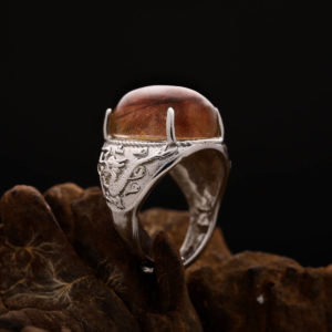 Nhẫn Thạch Anh Tóc Đỏ #NTA0026 4