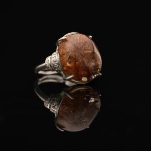 Nhẫn Thạch Anh Tóc Đỏ #NTA0027 2