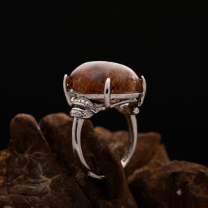 Nhẫn Thạch Anh Tóc Đỏ #NTA0027 4