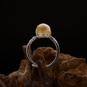 Nhẫn Thạch Anh Tóc Vàng #NTA0028 3