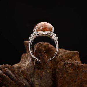 Nhẫn Thạch Anh Tóc Đỏ #NTA0029 3